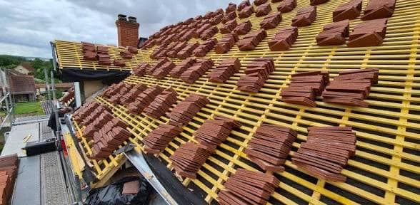 Rénovation Toiture en Tuiles - Avant